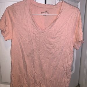 Eddie Bauer Blush Pink Short-Sleeve T-shirt.